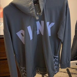 Green pink sweatshirt